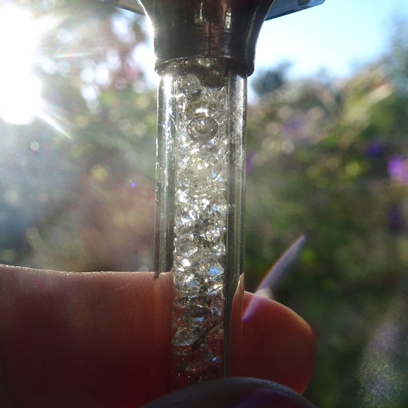 New in Box Set of 2 Simon Design Clear Crystal Diamond Stem Candlestick Holders - Picture 6 of 11